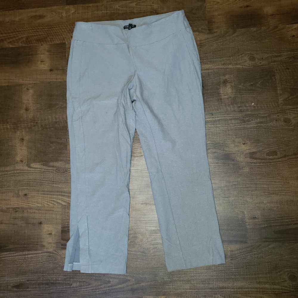 Eileen Fisher Gray cropped Pants
